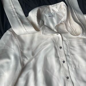 H&M Edition Stylish Button-Up Shirt with Neck detail and front Pocket